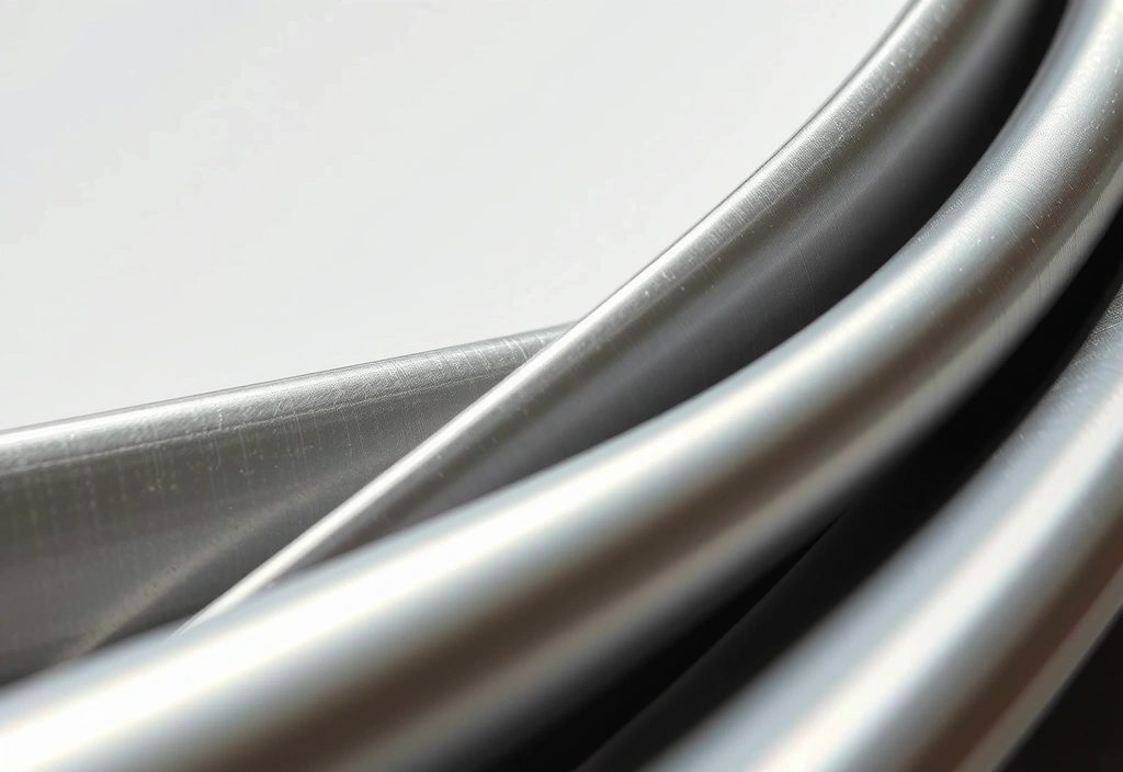 Abstract geometric metal surface representing data structure